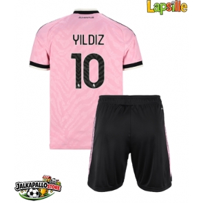 Juventus Kenan Yildiz #10 Vieraspaita Lapsille 2026-27 Lyhythihainen (+ shortsit)